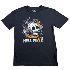 Orangetheory Fitness 2020 Hell Week T-shirt Women’s Small Black/Orange Cross Fit